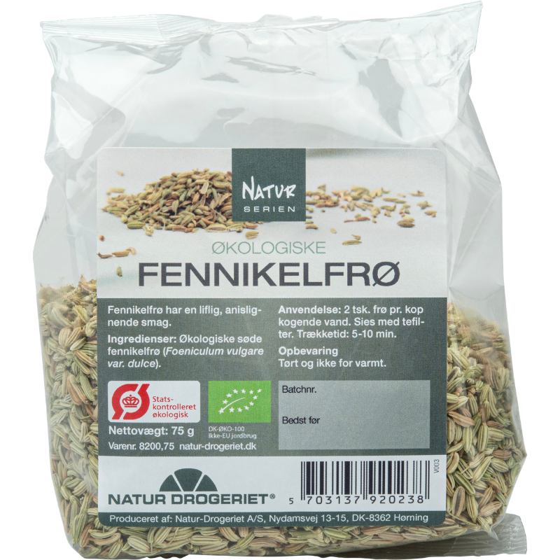 Natur Drogeriet Fennikel Hele Frø Ø (75 g)