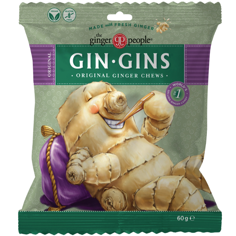 Ginger People Ginger Chews Gin Gins Original (60 g)