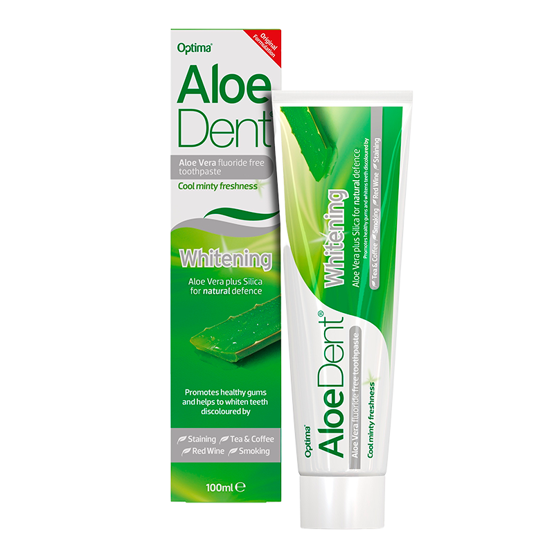 AloeDent Tandpasta Whitening Aloe Vera Fluoride free - 100 ml