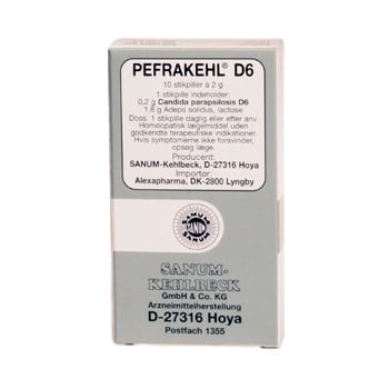 Pefrakehl D6 stikpiller - 10 stk.