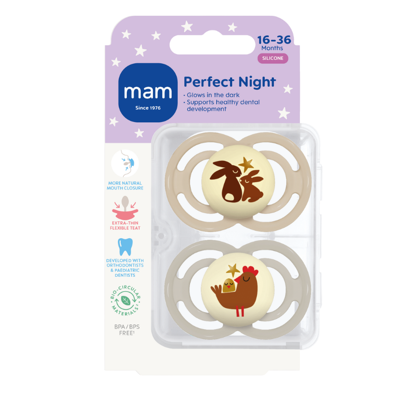 MAM Perfect Night Silk 16-36M Neutral (2 stk)