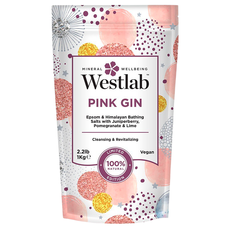 Westlab Epsom & Himalayan Badesalt Pink Gin (1 kg)