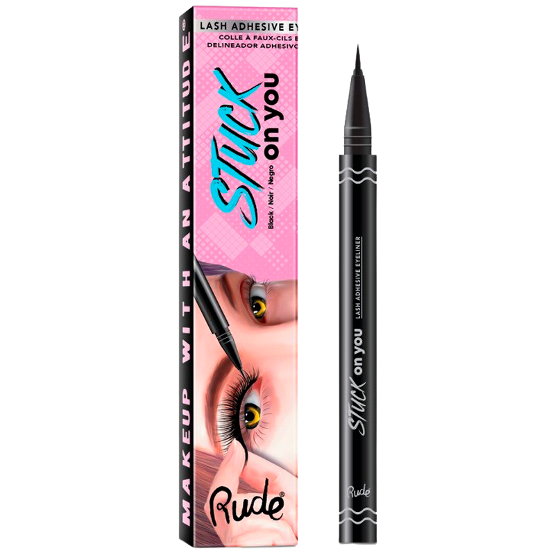 RUDE Cosmetics Stuck On You Lash Adhesive Liner Black (1 stk)