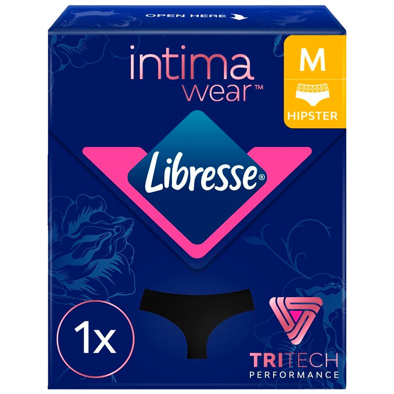 Libresse Intimawear Hipster Black M (1 stk)