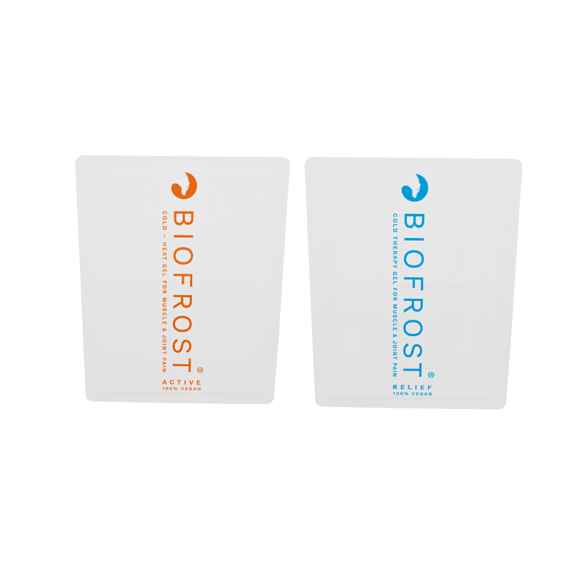 Vareprøve - Biofrost Relief Cold Therapy Gel + Biofrost Active Cold Heat Gel (4x3 ml)