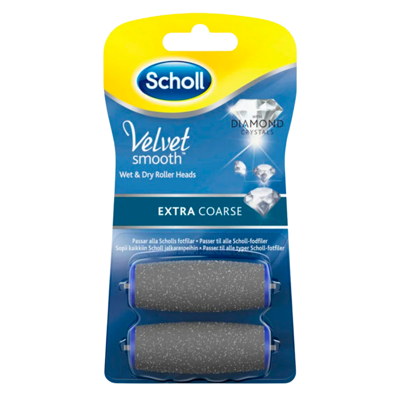 Scholl ExpertCare Elektronisk Fodfil Extra Grov Refill - 2 stk