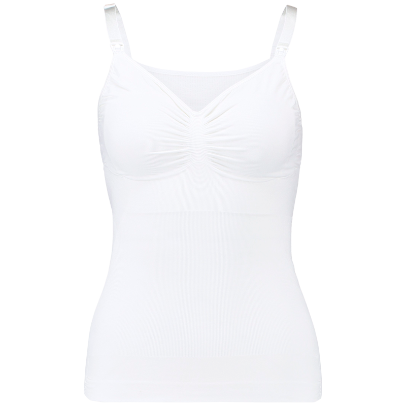 Carriwell Seamless Amme Top Med Shapewear Hvid - Medium - 1 stk
