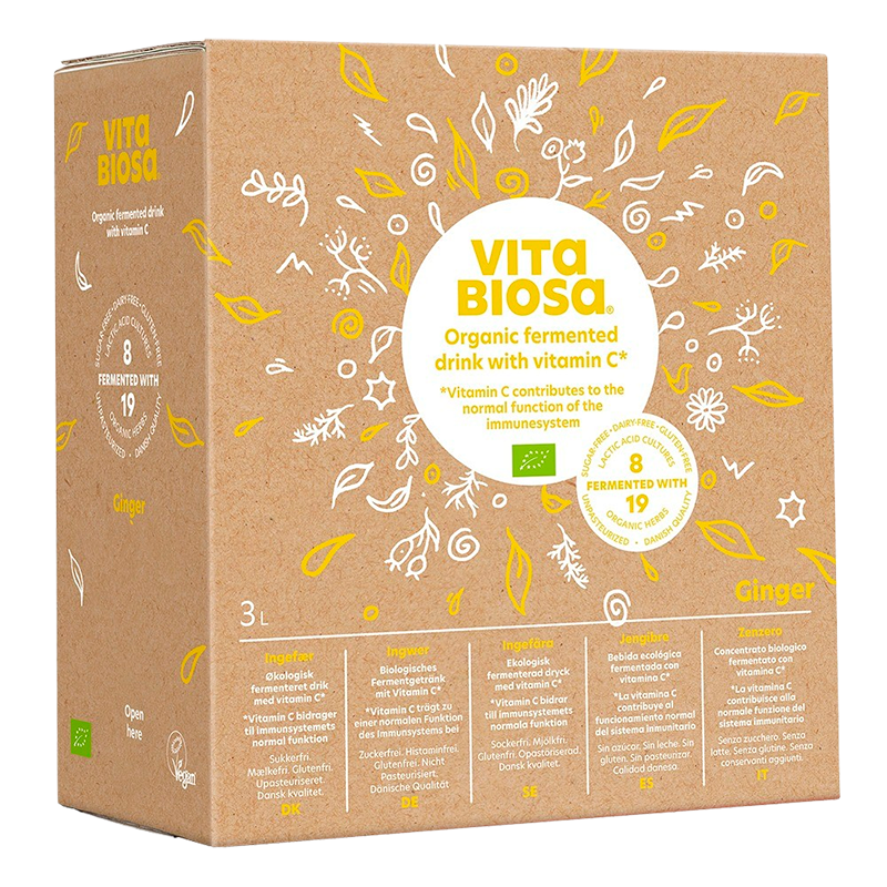 Vita Biosa Ingefær Øko. - 3 ltr. Vita Biosa Ingefær Øko. - 3 ltr.