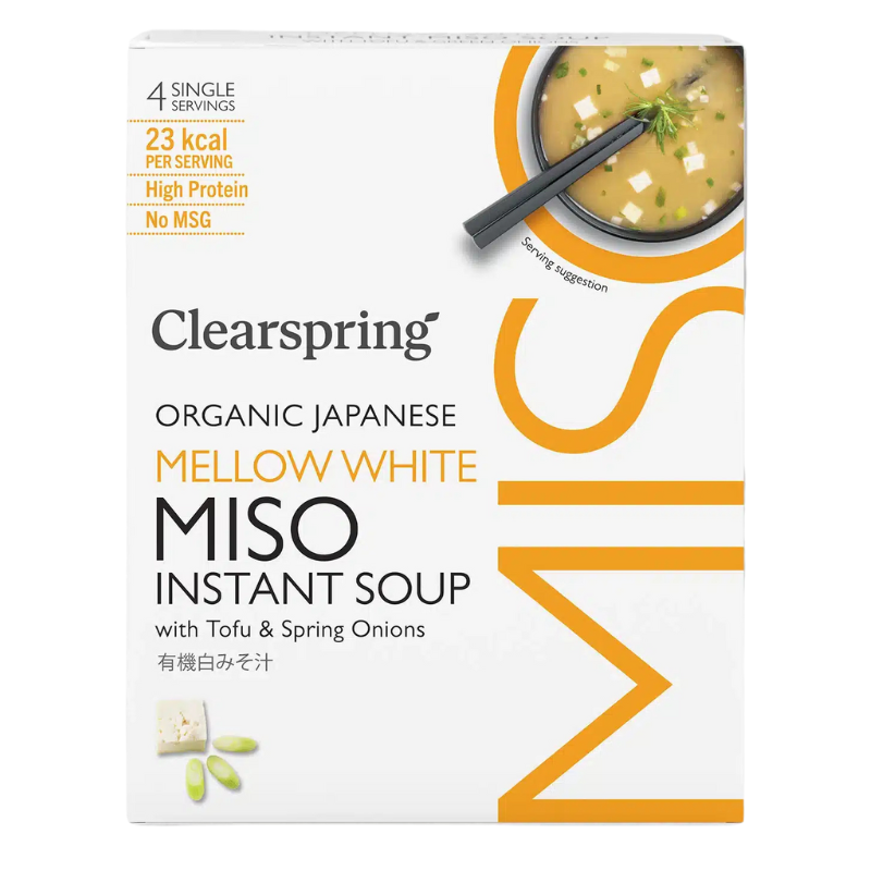 Clearspring Misosuppe Hvid m. Tofu Ø (4 breve)