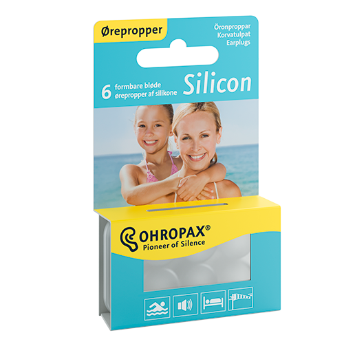 Ohropax Earplugs Silicon (6 stk)