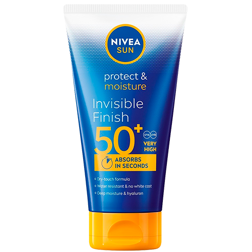 Nivea Protect & Moisture Invisible Finish SPF50+ (150 ml)