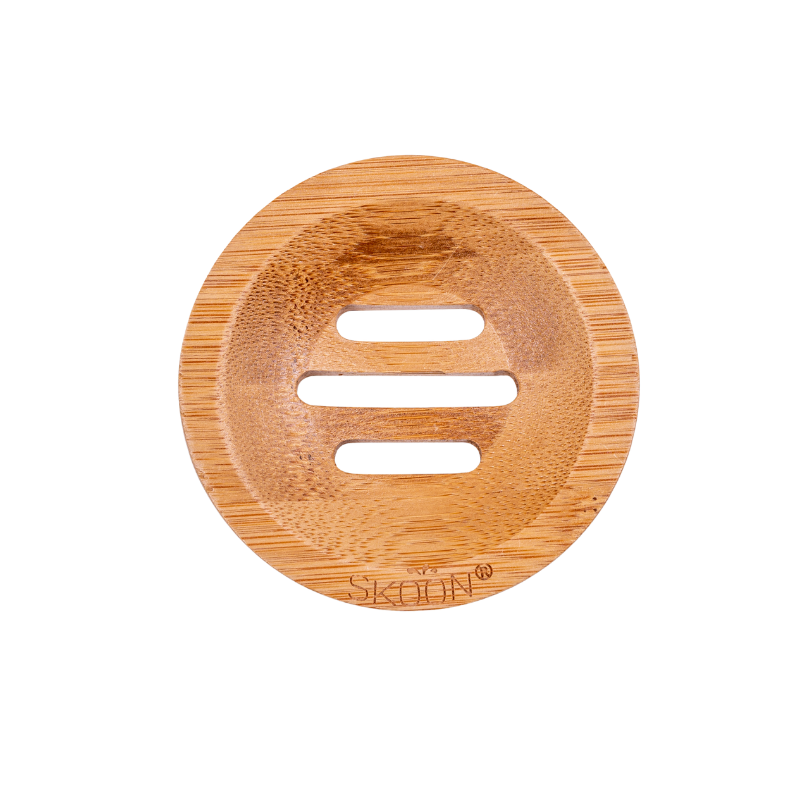Skoon Bamboo Sæbeholder Rund (1 stk)