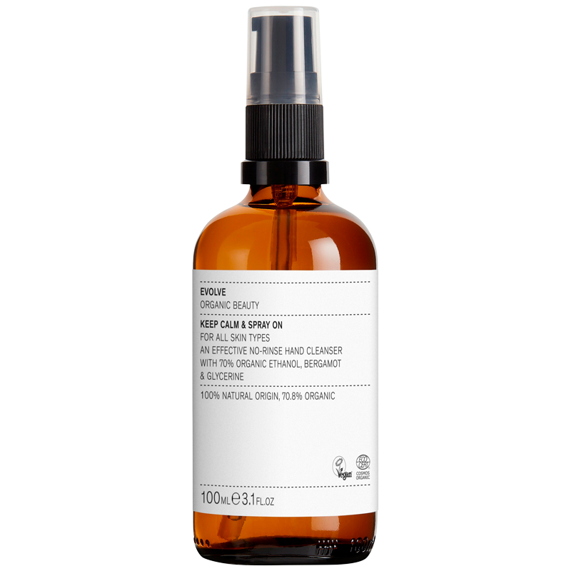 Evolve Beauty Keep Calm & Spray On Hand Sanitiser (100 ml)