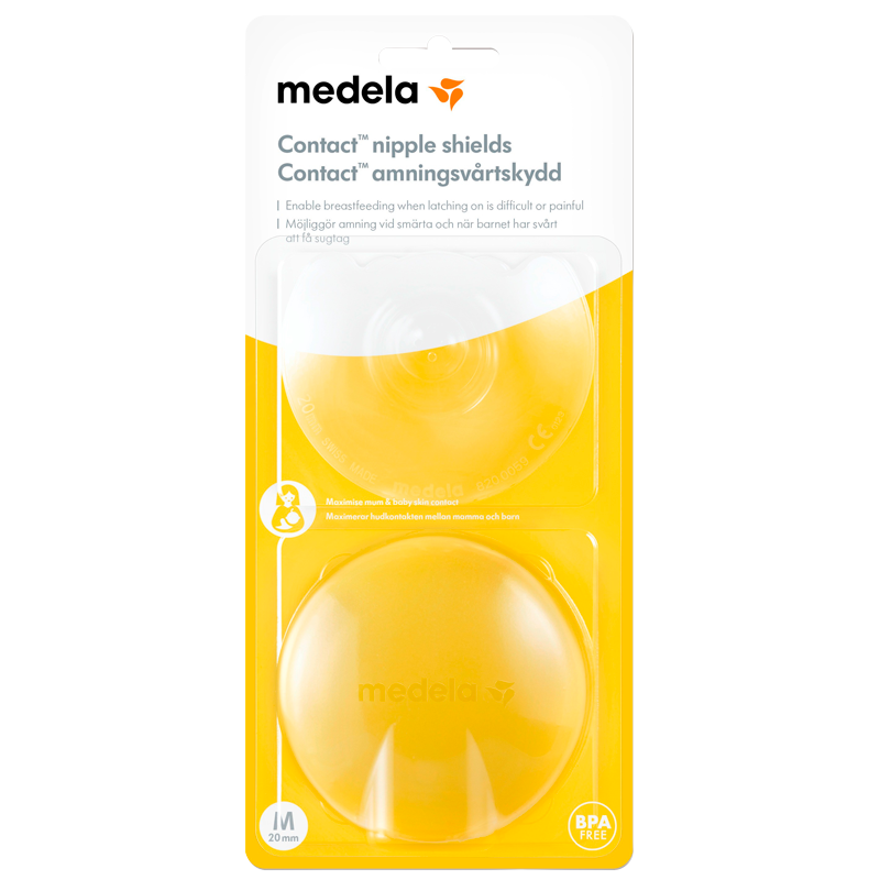 Medela Contact Ammebrikker - M, 20 mm - 2 stk