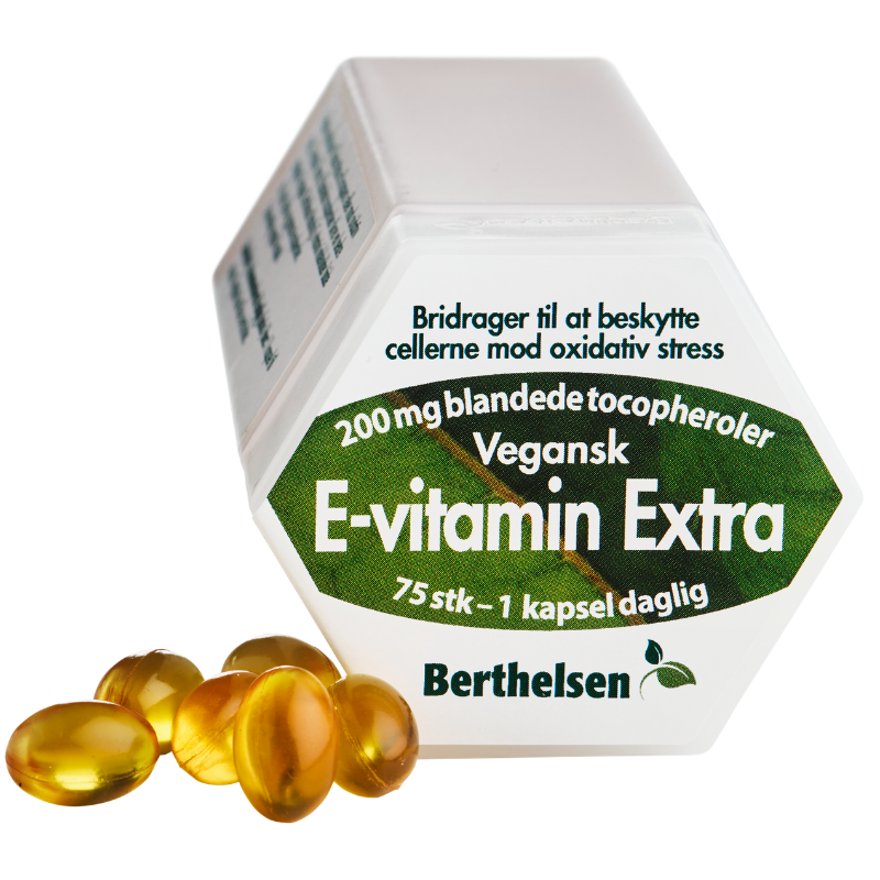 Berthelsen E-vitamin Ekstra - 75 kaps.