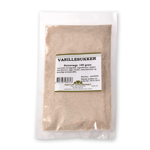 Natur Drogeriet Vanillesukker - 100 gr