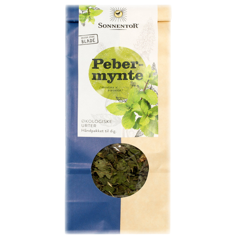 Sonnentor Pebermynte Te Ø - 50 g.