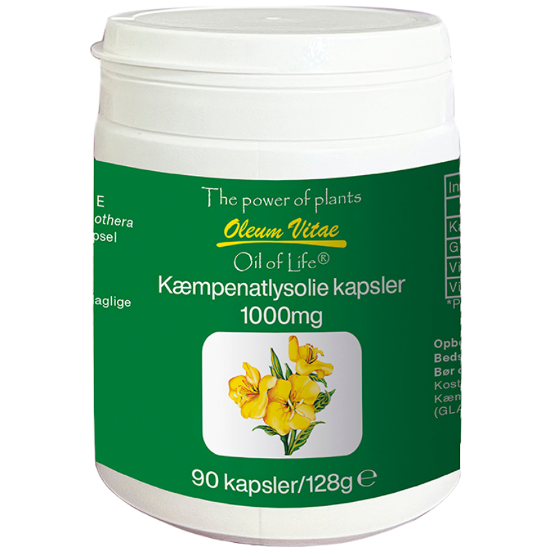 Oil of life Kæmpenatlysolie 1000 mg - 90 kap.