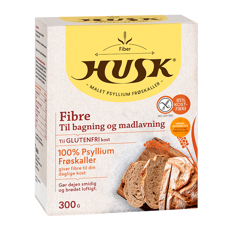 Fiber HUSK - Glutenfri Bagemiddel - 300 g