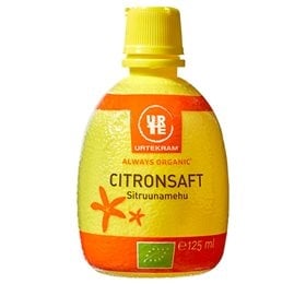 Urtekram Citronsaft Ø - 125 ml.