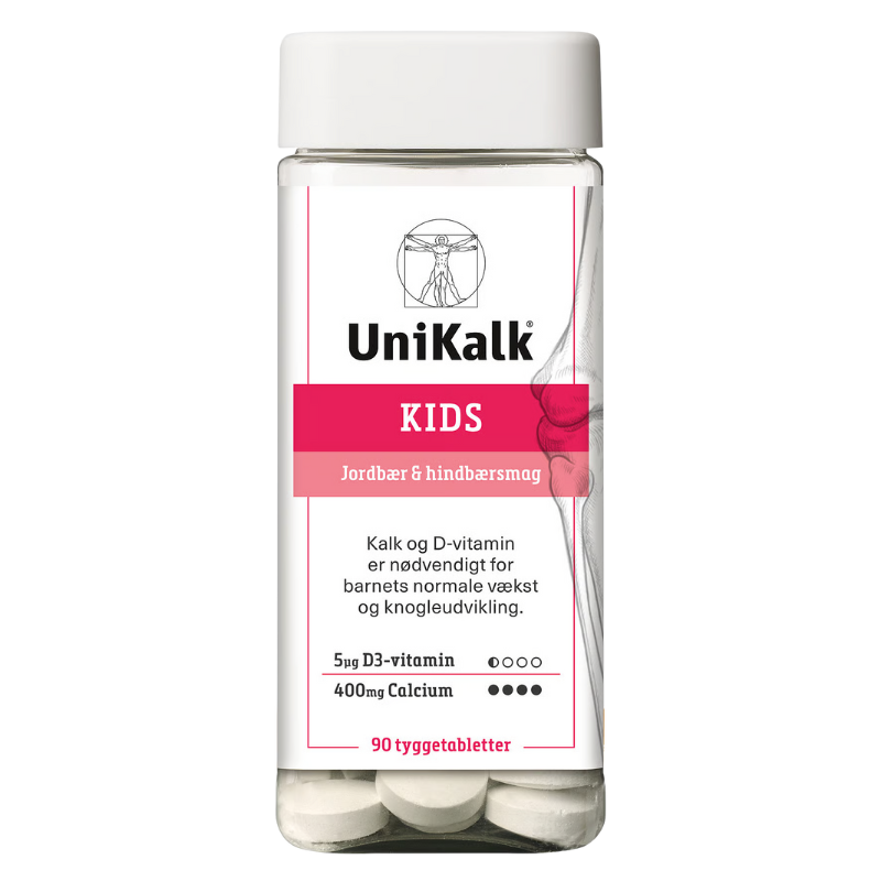 UniKalk Kids Tygge - 90 tabs.