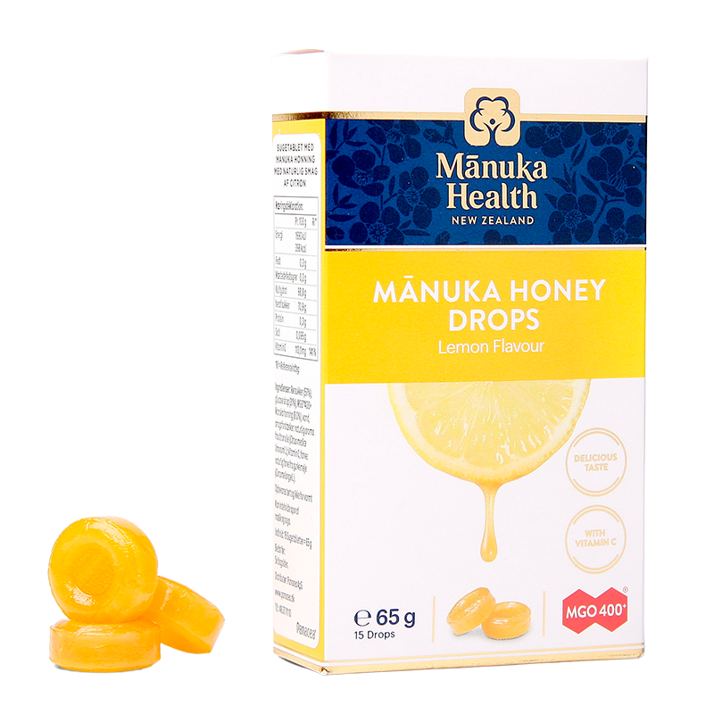 Manuka Health MGO 400+ Manuka Honey Drops Citron (15 stk)
