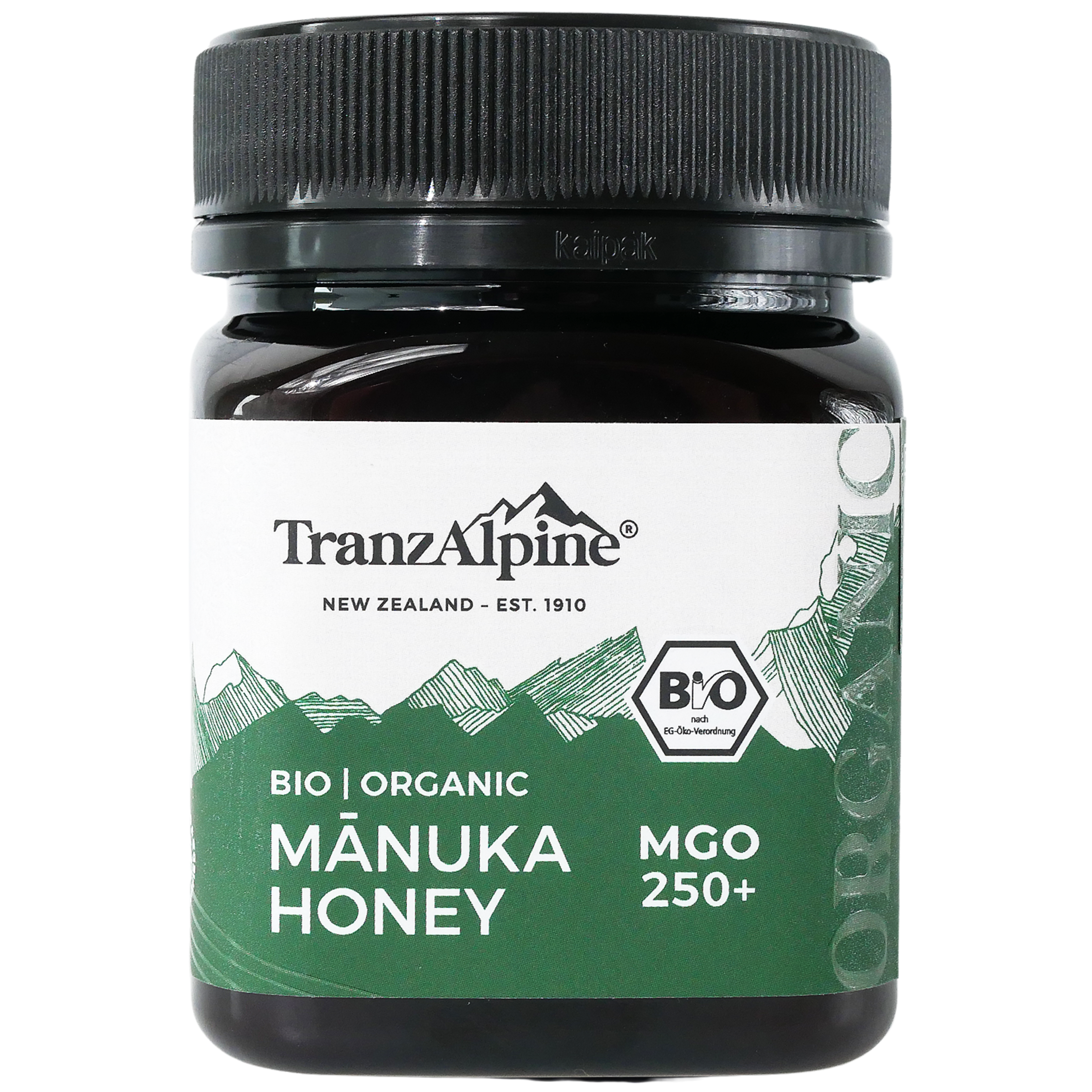 TranzAlpine Manuka Honning MGO 250+ Ø (250 g)