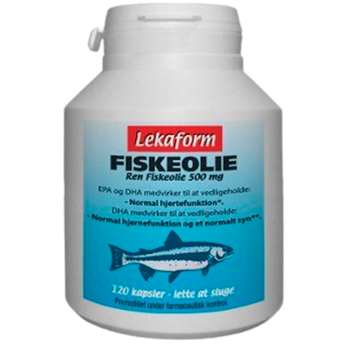 Lekaform Fiskeolie (120 kaps)