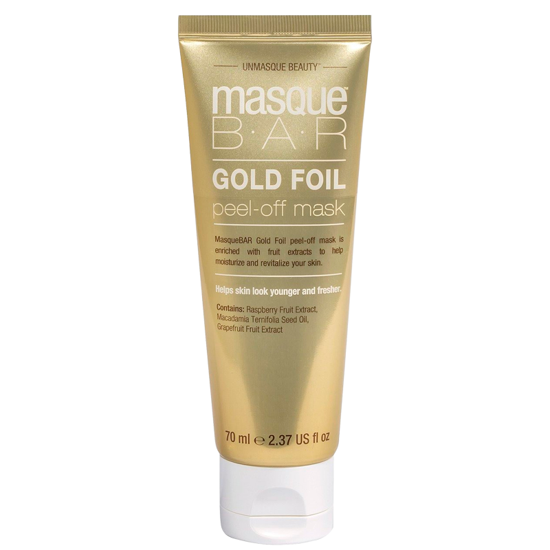MasqueBar Foil Masque Gold Peel-Off Mask Tube (70 ml)