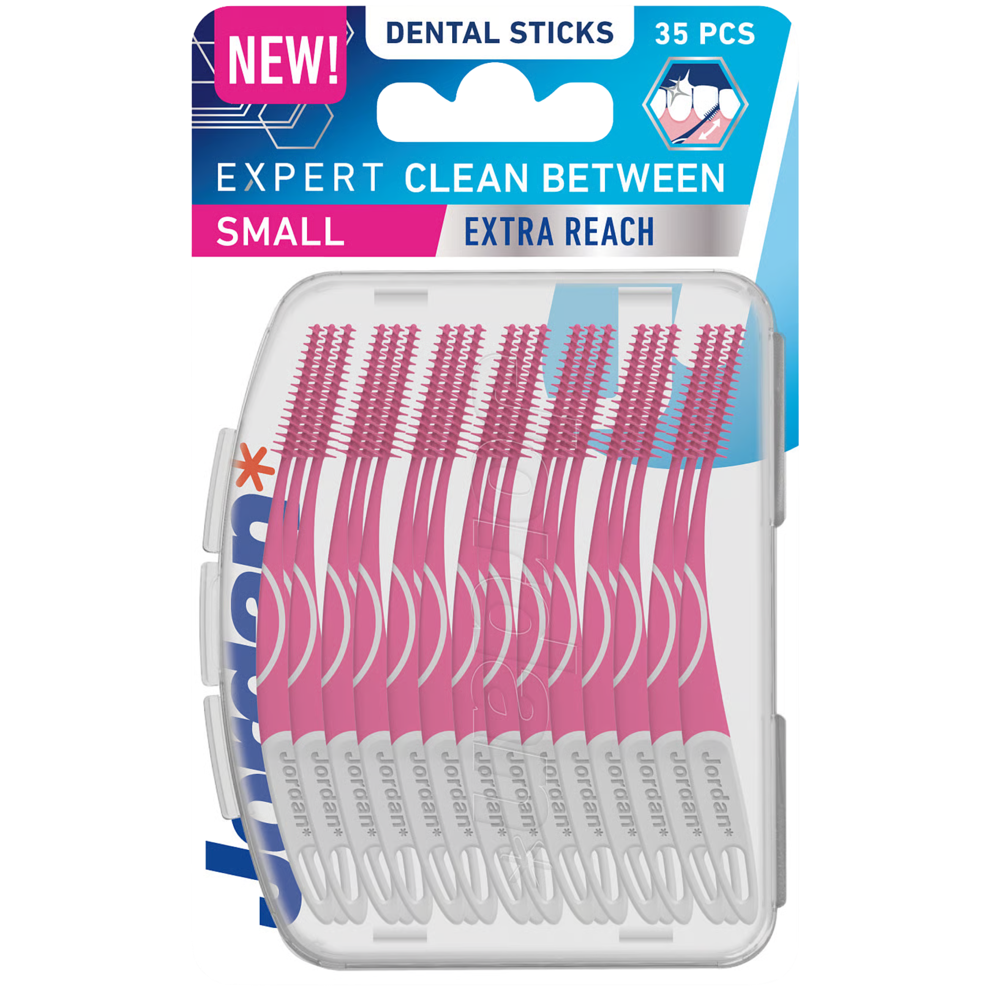 Jordan Dental Sticks Clean Between Expert Small (35 stk)