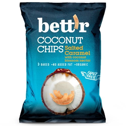 BETT'R Kokoschips M Saltet Karamel (40 g)
