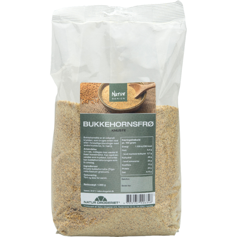 Natur Drogeriet Bukkehornsfrø Knust - 1 kg.
