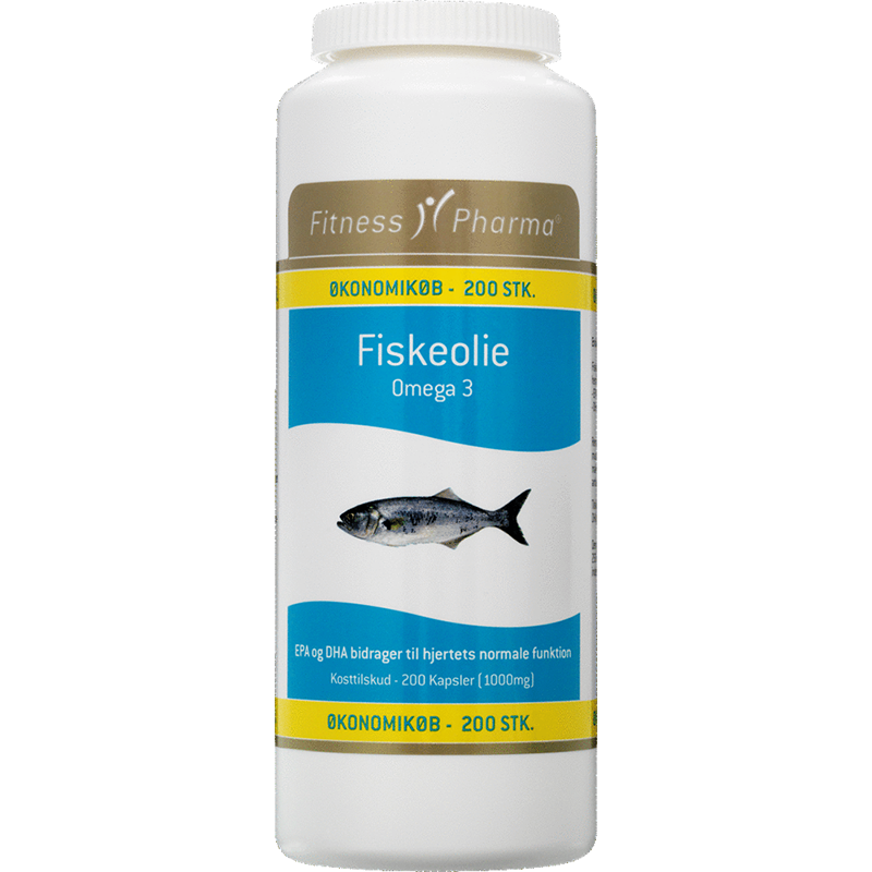 Fitness Pharma Fiskeolie - 200 stk