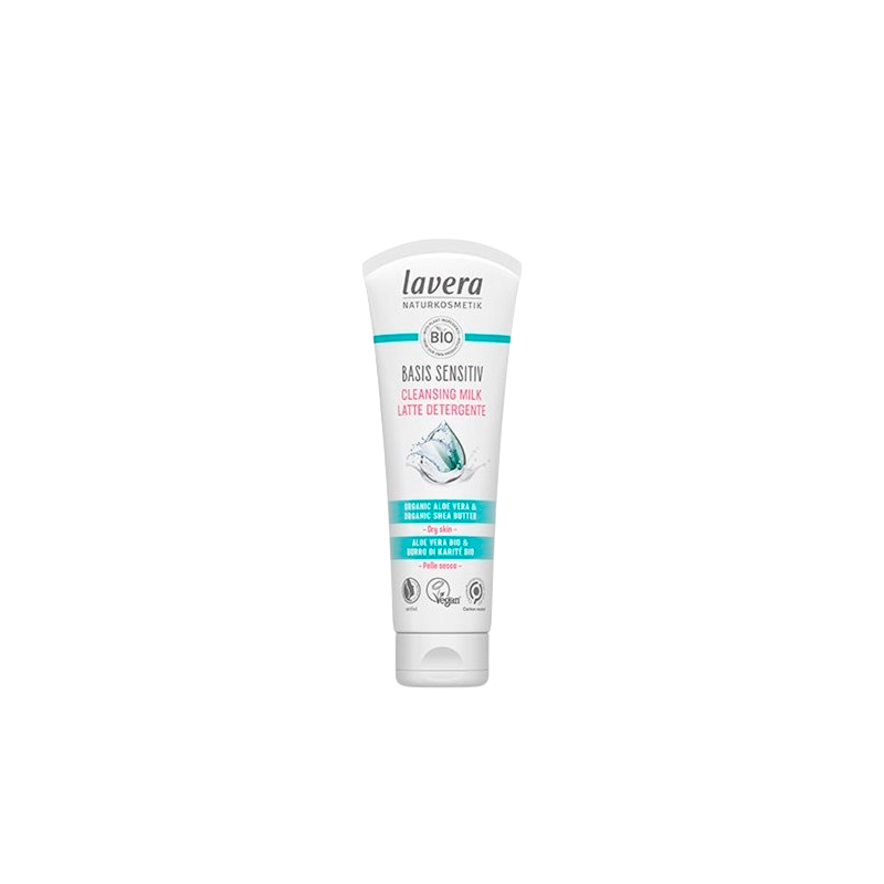 Lavera Basis Sensitiv Rensemælk Aloe Vera & Shea Butter (125 ml) Lavera Basis Sensitiv Rensemælk Aloe Vera & Shea Butter (125 ml)