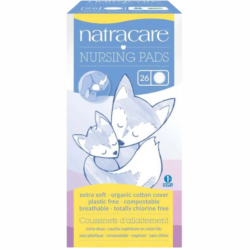 NatraCare Ammeindlæg Økologisk Bomuld (26 stk)