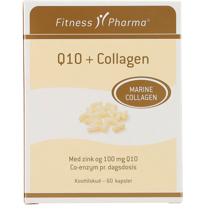 Fitness Pharma Q10 + Collagen (60 stk)
