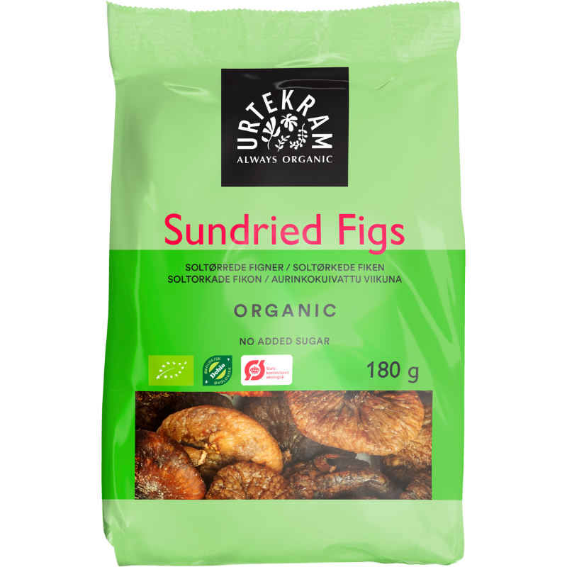 Urtekram Soltørrede Figner Ø - 180 g.