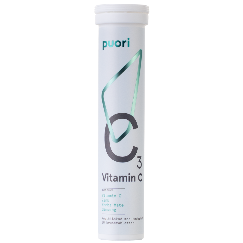 Puori (PurePharma) Vitamin C3 brusetablet - 20 stk.