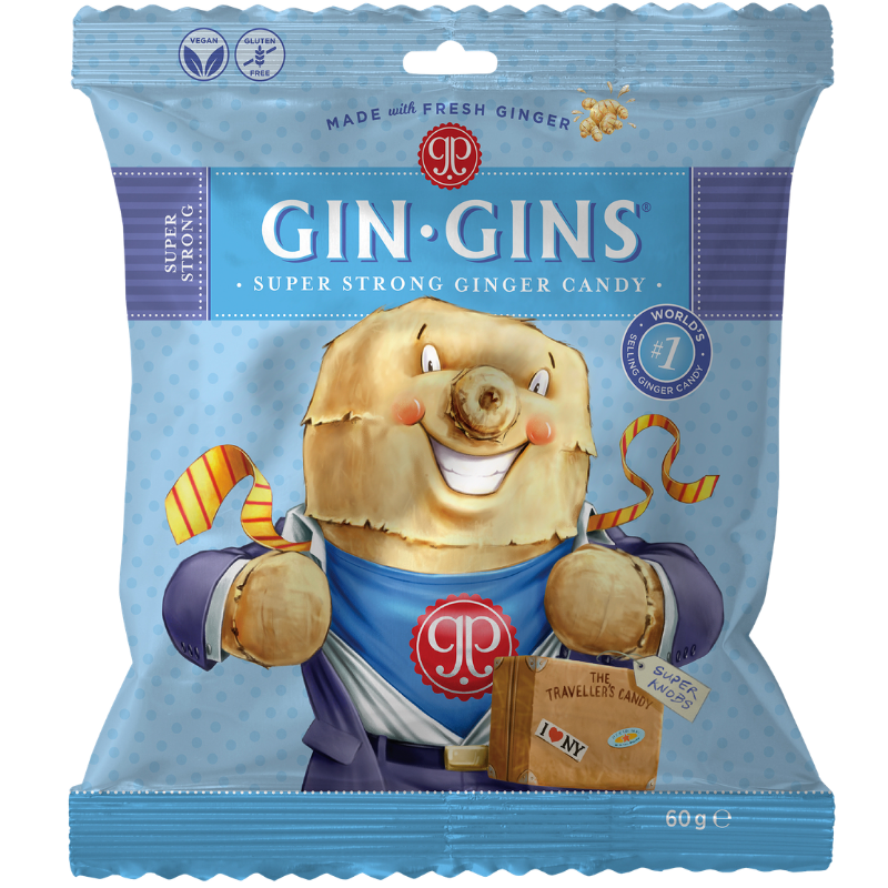 Ginger People Ginger Candy Gin Gins Super Strong (60 g)