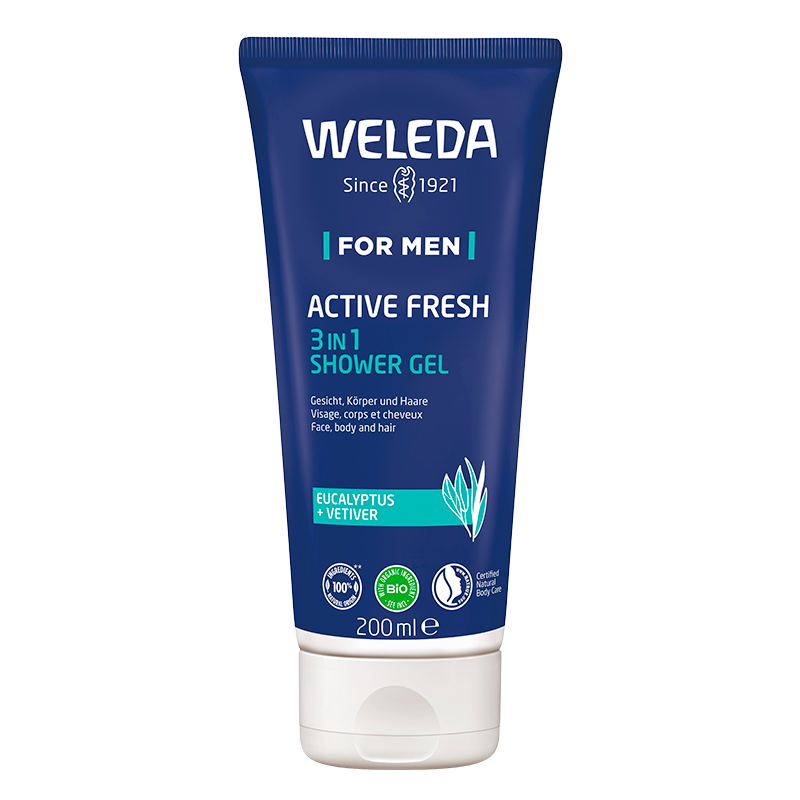 Weleda Men Active Fresh 3 in 1 Shower Gel (200 ml)