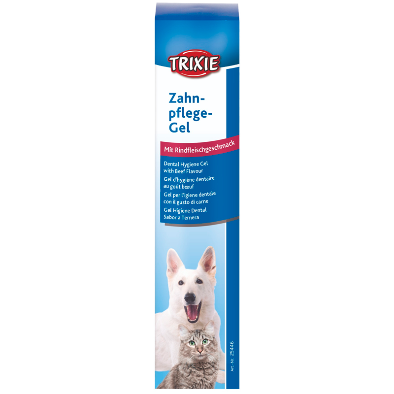 Trixie Dental Hygiejne Gel Med Oksekødssmag Til Hund & Kat (100 g)