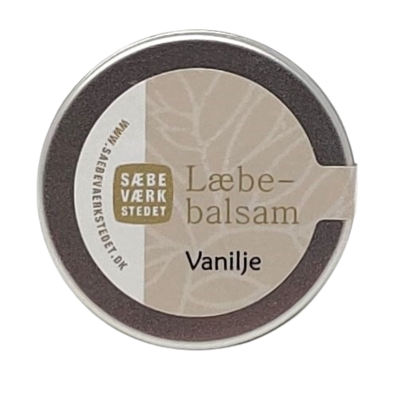 Sæbeværkstedets Læbebalsam Vanille - 14 gr