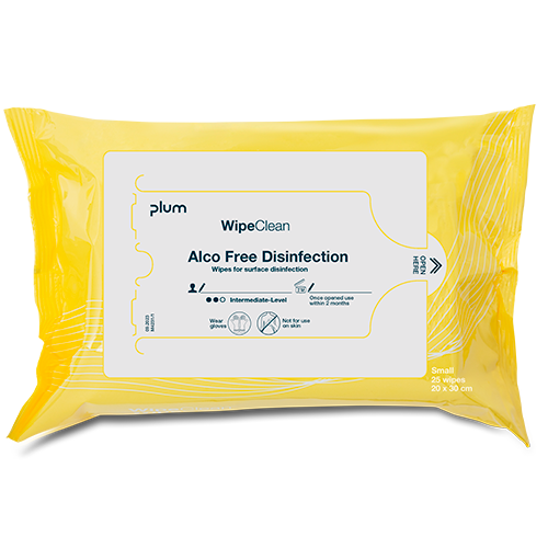 Plum WipeClean Overfladedesinfektion Small Alkoholfri (25 stk)
