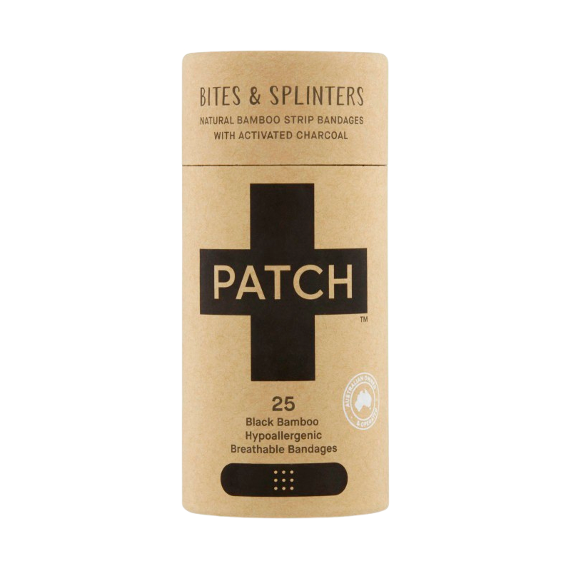 PATCH Komposterbare Plastre Aktivt Kul - 25 stk.