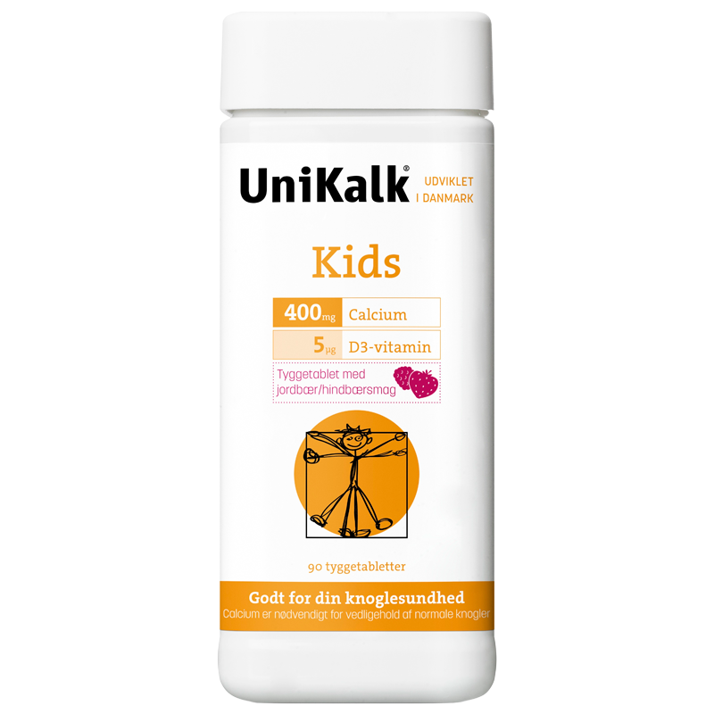 UniKalk Kids Tygge - 90 tabs.
