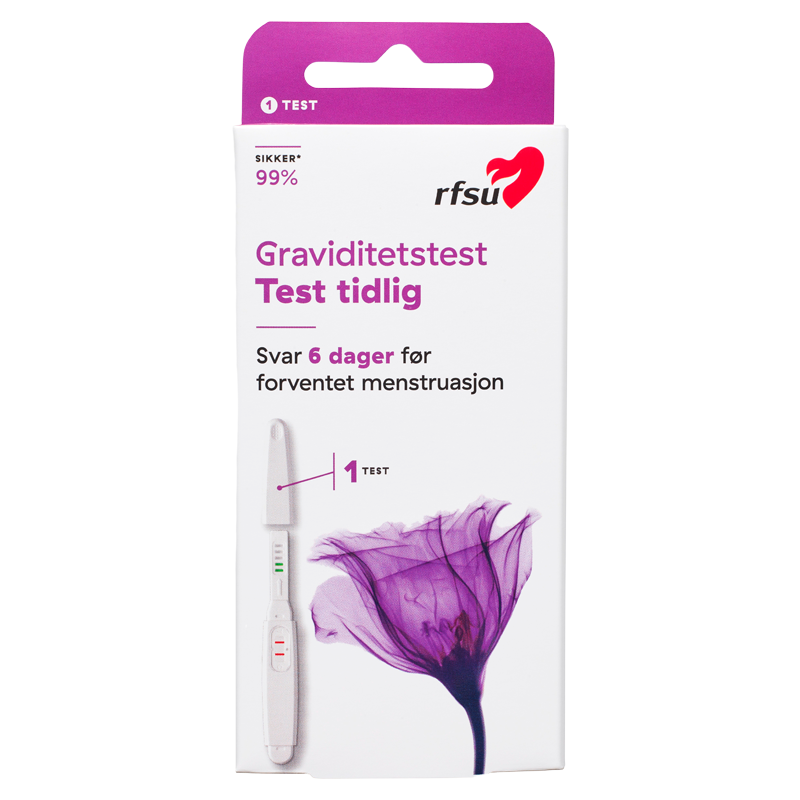 RFSU Graviditetstest Test Tidlig - 1 stk