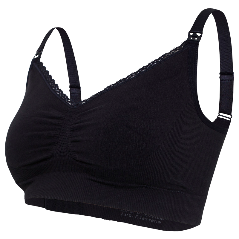 Carriwell Original Graviditets & Amme BH Sort - Small - 1 stk