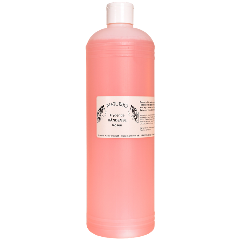 Rømer Håndsæbe Flydende Rose Genfyld - 1000 ml.