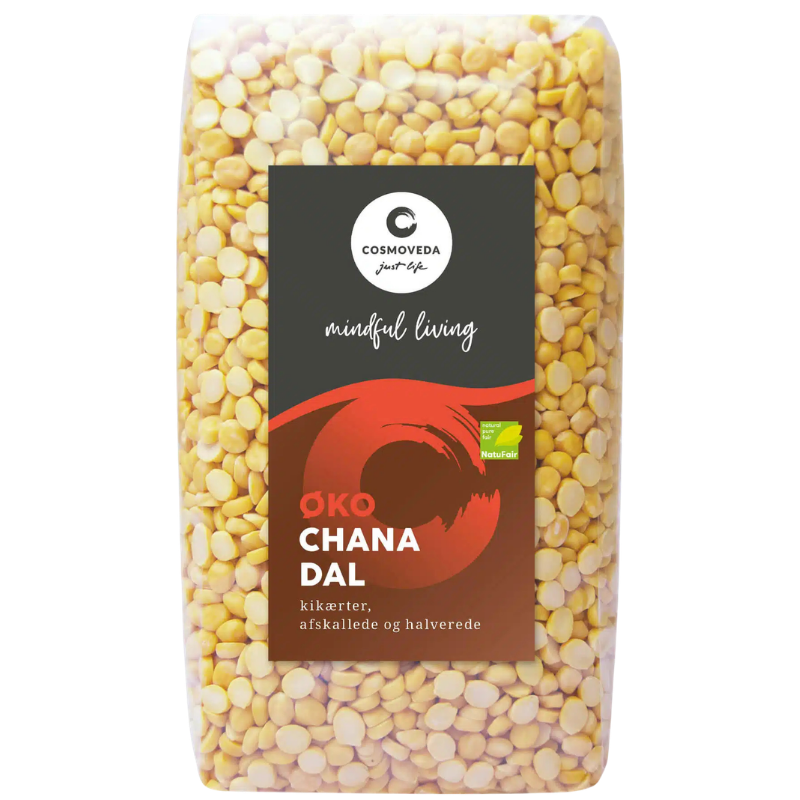 Cosmoveda Kikærter Halveret & Afskallet Ø (500 g)