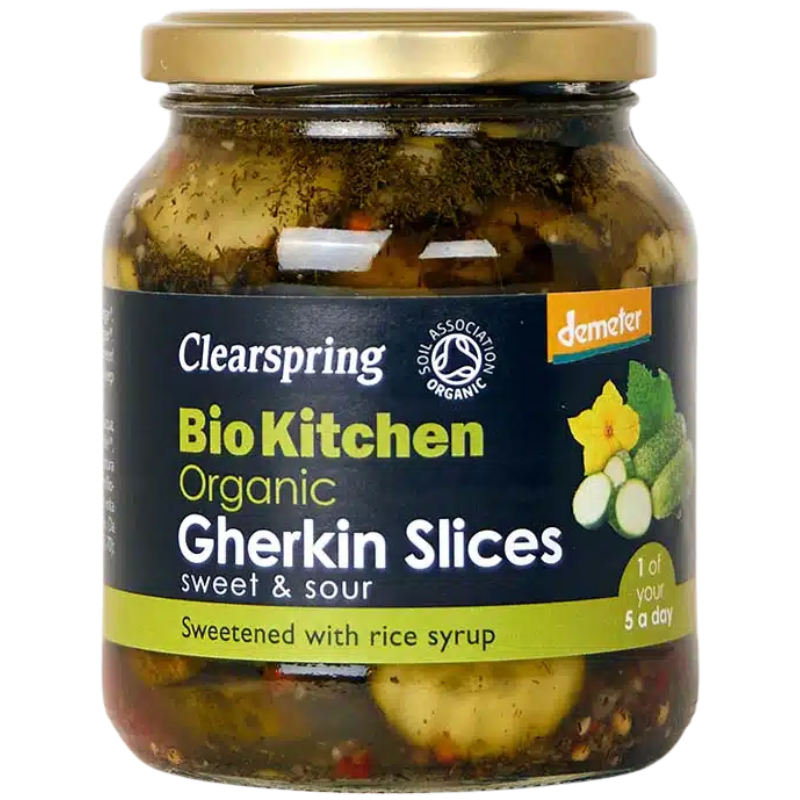 Clearspring Drueagurker I Skiver Biodynamisk Ø (350 g)